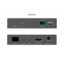 DIGITUS plėstuvo rinkinys HDMI pluošto IP 4K / 60Hz juodas DIGITUS plėstuvo rinkinys HDMI pluošto IP 4K / 60Hz juodas