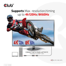 Club3D Adapter DisplayPort 1.4 HDMI HDR 8K60Hz aktiv retail Club3D Adapter DisplayPort 1.4 HDMI HDR 8K60Hz aktiv retail