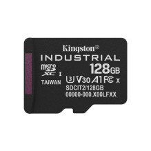 Kingston Industrial microSDHC Card 128GB Class 10 A1 pSLC + SD Adapter Kingston Industrial microSDHC Card 128GB Class 10 A1 pSLC + SD Adapter