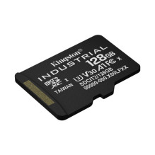 Kingston Industrial microSDHC Card 128GB Class 10 A1 pSLC + SD Adapter Kingston Industrial microSDHC Card 128GB Class 10 A1 pSLC + SD Adapter