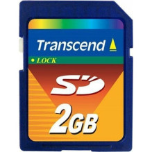 SD kortelė 2GB Transcend