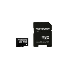 SD microSD kortelė 2GB Transcend su adapteriu (mažmeninė kaina) SD microSD kortelė 2GB Transcend su adapteriu (mažmeninė kaina)