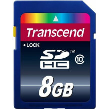 SD kortelė 8GB Transcend...