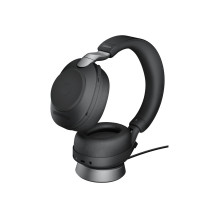 Jabra Evolve2 85 UC stereo USB-C, juodas, su įkrovimo stotele Jabra Evolve2 85 UC stereo USB-C, juodas, su įkrovimo stotele