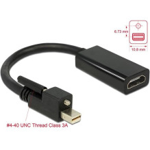 DELOCK Displayport Adapter mini DP - HDMI St / Bu 4K +Schr DELOCK Displayport Adapter mini DP - HDMI St / Bu 4K +Schr