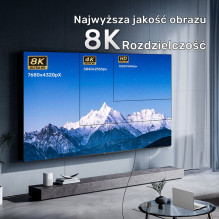 UNITEK OPTICAL CABLE HDMI 2.1 AOC 8K 120HZ 5M