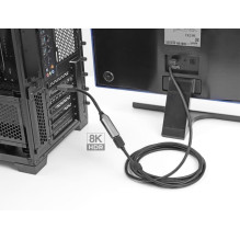 Adapteris AV Delock DELOCK aktyvus DisplayPort 1.4 HDMI adapteris 8K HDR funkcija