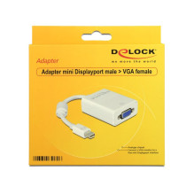 Kabelis Delock Adapter mini DisplayPort VGA (ST-BU) DeLOCK White Kabelis Delock Adapter mini DisplayPort VGA (ST-BU) DeLOCK White