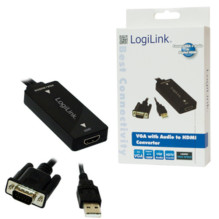 Logilink VGA converter with audio to HDMI compliant with High Speed