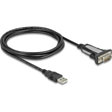 DELOCK Adapteris USB 2.0 Tip-A zu 1 x Seriell RS-232 DB9 3 m DELOCK Adapteris USB 2.0 Tip-A zu 1 x Seriell RS-232 DB9 3 m