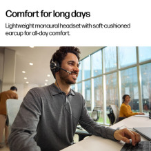 Poly HP Mission 615 - Mission 600 Series - On-Ear Wired Headset - Active Noise Cancellation - USB-A, USB-C - Black - Zoo Poly HP Mission 615 - Mission 600 Series - On-Ear Wired Headset - Active Noise Cancellation - USB-A, USB-C - Black - Zoo