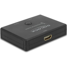 DeLOCK HDMI-Switch 2 - 1 bidirectional 4K 60Hz, HDMI Switch (Black) DeLOCK HDMI-Switch 2 - 1 bidirectional 4K 60Hz, HDMI Switch (Black)
