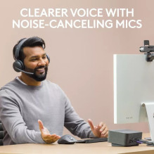 Logitech for business Headset Zone wireless 2 Teams version with receiver (981-001152) (981001152)
