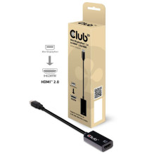 Club3D Adapteris MiniDisplayPort HDMI 2.0b HDR 4K60Hz aktyvus mažmeninei prekybai Club3D Adapteris MiniDisplayPort HDMI 2.0b HDR 4K60Hz aktyvus mažmeninei prekybai