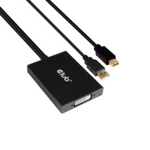 Club3D Mini DisplayPort to DVI-D Adapter (Active Dual) Male / Female retail Club3D Mini DisplayPort to DVI-D Adapter (Active Dual) Male / Female retail
