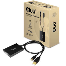 Club3D Mini DisplayPort to DVI-D Adapter (Active Dual) Male / Female retail Club3D Mini DisplayPort to DVI-D Adapter (Active Dual) Male / Female retail