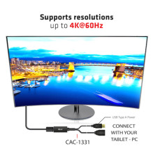 Club3D Adapteris HDMI 2.0 DP 1.2 4K60Hz HDR aktyvus St / Bu mažmeninė prekyba Club3D Adapteris HDMI 2.0 DP 1.2 4K60Hz HDR aktyvus St / Bu mažmeninė prekyba