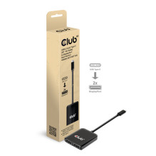 Club3D MST-Hub USB 3.2 Typ C 2x DP 4K60Hz St / Bu retail