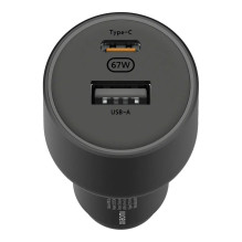 Xiaomi Mi Car Charger 67W USB-A + Type-C Black EU BHR6814GL