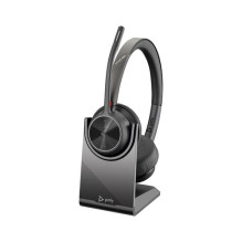 Poly „Voyager 4320 UC BT USB-A MS“ su stovu – stereofoninės ausinės
