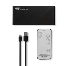 LINDY 3 Port HDMI 18G Switch LINDY 3 Port HDMI 18G Switch