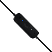 USB AUSINĖS STEREO H570E USB-A / KOMANDOS VERSION-BLACK-EMEA28I-935