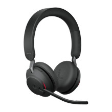 Jabra „Evolve 2 65 MS“ belaidės „Bluetooth“ stereofoninės ausinės su USB-C, juodos
