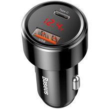 Baseus Car Charger Magic Series PPS digital display (Type-C PD+Intelligent QC) 45W Black CCMLC20C-01 Baseus Car Charger Magic Series PPS digital display (Type-C PD+Intelligent QC) 45W Black CCMLC20C-01