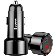 Baseus Car Charger Magic Series PPS digital display (Type-C PD+Intelligent QC) 45W Black CCMLC20C-01 Baseus Car Charger Magic Series PPS digital display (Type-C PD+Intelligent QC) 45W Black CCMLC20C-01