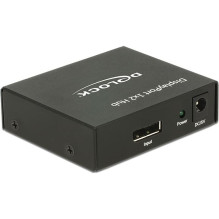 Kabelis Delock DisplayPort 1.2 Splitter 1 x DisplayPort in 2 x DisplayPort out 4K Kabelis Delock DisplayPort 1.2 Splitter 1 x DisplayPort in 2 x DisplayPort out 4K