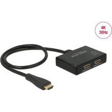 Delock HDMI skirstytuvas 1 x HDMI įvestis 2 x HDMI išvestis 4K Delock HDMI skirstytuvas 1 x HDMI įvestis 2 x HDMI išvestis 4K