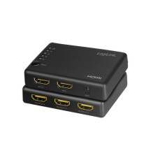 Logilink HDMI-Splitter 1x4-Port, 4K / 30Hz, schlank, schw. Logilink HDMI-Splitter 1x4-Port, 4K / 30Hz, schlank, schw.
