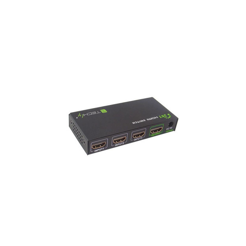 Techly HDMI jungiklis 4K, UHD, 3D, 3 krypčių