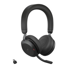 Jabra Evolve2 75 Black - USB-C, MS-Teams incl. Ladestation