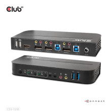 VIDEO SWITCH KVM DP / HDMI / CSV-7210 CLUB3D