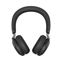 Jabra Evolve2 75 Juoda - USB-C, MS-Teams su įkrovimo stotele