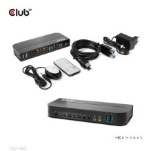VIDEO SWITCH KVM HDMI 2PORT / CSV-1382 CLUB3D
