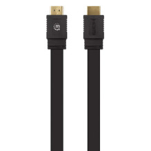 MANHATTAN flat HDMI cable with Ethernet channel 4K@60HZ 10m MANHATTAN flat HDMI cable with Ethernet channel 4K@60HZ 10m