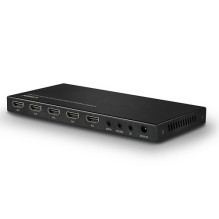 LINDY 4 Port HDMI 2.0 18G Jungiklis su Audio
