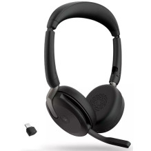 Jabra Evolve2 65 Flex MS stereo USB ausinės, juodos, USB-C Jabra Evolve2 65 Flex MS stereo USB ausinės, juodos, USB-C