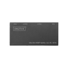 DIGITUS Itin plonas HDMI skirstytuvas, 1x2, 4K / 60 Hz DIGITUS Itin plonas HDMI skirstytuvas, 1x2, 4K / 60 Hz