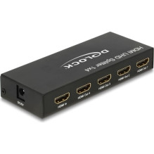 DELOCK HDMI Splitter 1 Eingang - 4 Ausgänge 4K