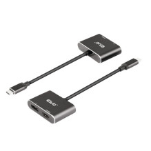 Club3D MST-Hub USB 3.2 Typ C DP / HDMI 4K60Hz St / Bu mažmeninė prekyba Club3D MST-Hub USB 3.2 Typ C DP / HDMI 4K60Hz St / Bu mažmeninė prekyba