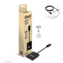 Club3D Multi Streaming Transport Hub 1xDP- 2xHDMI Polybeutel Club3D Multi Streaming Transport Hub 1xDP- 2xHDMI Polybeutel