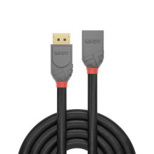 LINDY DisplayPort 1.4 Extension cable 3m, Anthra Line