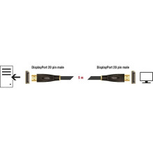 DELOCK Displayport Kabel DP – DP St / St 5.00m 4K Premium