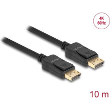 DELOCK Kabel DP 1.2 – DP St / St 10.0m Juoda 4K 60Hz DELOCK Kabel DP 1.2 – DP St / St 10.0m Juoda 4K 60Hz