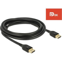 Delock Kabel Displayport 8K 60Hz 3m DP 8K zertifiziert Black Delock Kabel Displayport 8K 60Hz 3m DP 8K zertifiziert Black