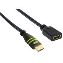 Techly HDMI 4K 60Hz didelės spartos kabelis su Ethernet, Black, 7.5m