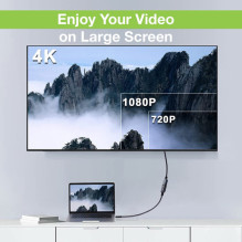 Techly HDMI 4K 60Hz High Speed with Ethernet, Black, 7.5m Techly HDMI 4K 60Hz High Speed with Ethernet, Black, 7.5m